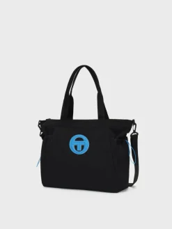 For The Court|Sergio Tacchini Daily Tote Bag- Black