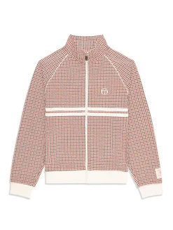 Jackets|Sergio Tacchini Dallas Houndstooth Track Jacket- Poinciana