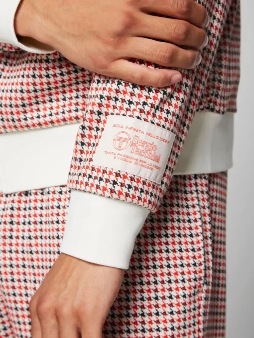 Jackets|Sergio Tacchini Dallas Houndstooth Track Jacket- Poinciana
