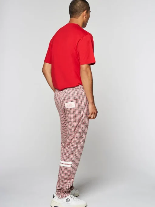 Pants And Sweatpants|Sergio Tacchini Dallas Houndstooth Track Pant- Poinciana