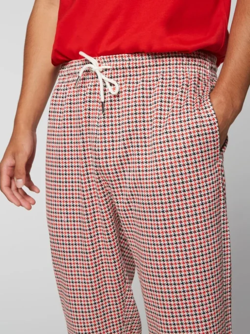 Pants And Sweatpants|Sergio Tacchini Dallas Houndstooth Track Pant- Poinciana