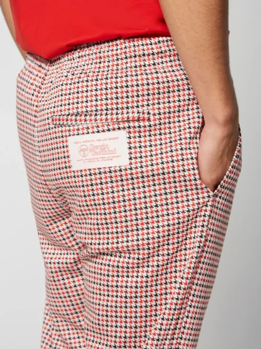 Pants And Sweatpants|Sergio Tacchini Dallas Houndstooth Track Pant- Poinciana