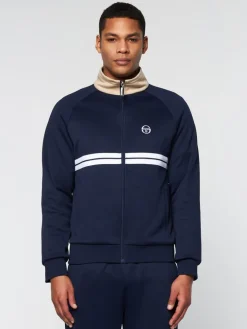 Jackets|Sergio Tacchini Dallas Track Jacket Archivio- Maritime Blue/ Humus