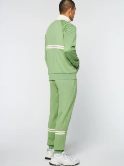 View All|Sergio Tacchini Dallas Track Jacket Archivio- Jade Green/ Pearl Ivory