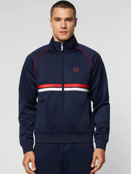View All|Sergio Tacchini Dallas Track Jacket- Maritime Blue