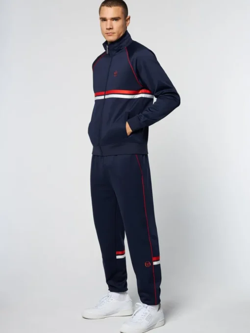 View All|Sergio Tacchini Dallas Track Jacket- Maritime Blue