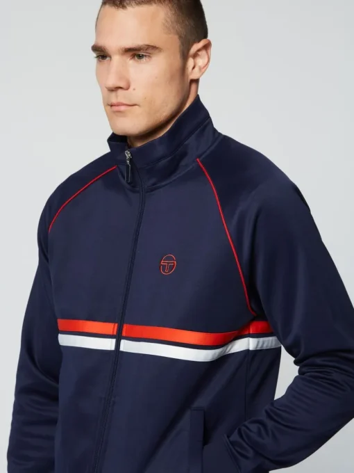 View All|Sergio Tacchini Dallas Track Jacket- Maritime Blue