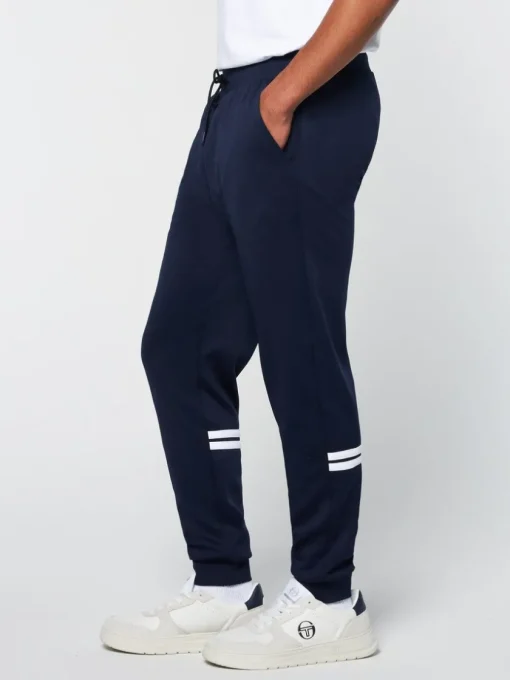 Tracksuits|Sergio Tacchini Dallas Track Pant Archivio- Maritime Blue/ White
