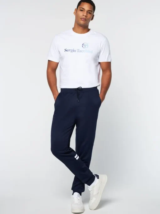 Tracksuits|Sergio Tacchini Dallas Track Pant Archivio- Maritime Blue/ White