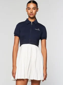 Dresses|Sergio Tacchini Damarindo Dress- Maritime Blue/ White