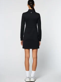 View All|Sergio Tacchini Damarindo Half-Zip Track Dress- Black