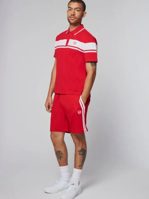 Polos|Sergio Tacchini Damarindo Polo- Adrenaline Rush/ White