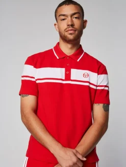Polos|Sergio Tacchini Damarindo Polo- Adrenaline Rush/ White