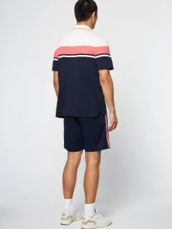 Polos|Sergio Tacchini Damarindo Polo Archivio- Gardenia/ Maritime Blue
