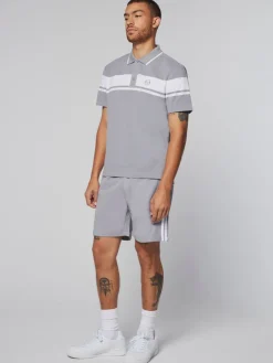 Polos|Sergio Tacchini Damarindo Polo- Sleet/ White