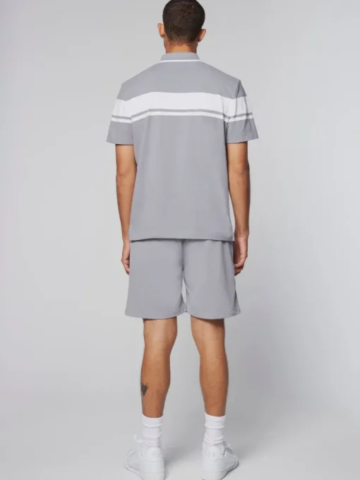 Polos|Sergio Tacchini Damarindo Polo- Sleet/ White