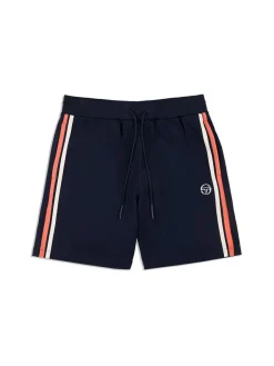 Shorts And Swim|Sergio Tacchini Damarindo Short Archivio- Gardenia/ Maritime Blue