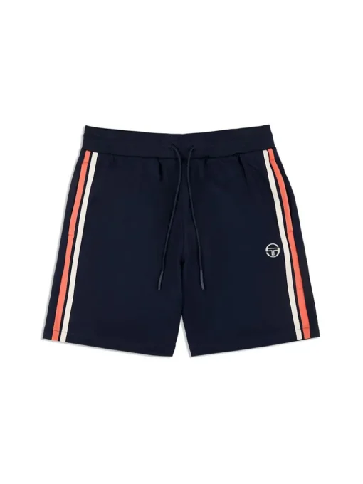 The Essentials|Sergio Tacchini Damarindo Short Archivio- Gardenia/ Maritime Blue