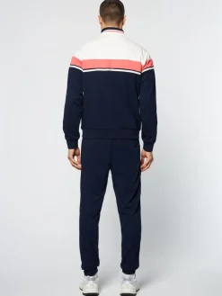 Jackets|Sergio Tacchini Damarindo Track Jacket Archivio- Gardenia/ Maritime Blue