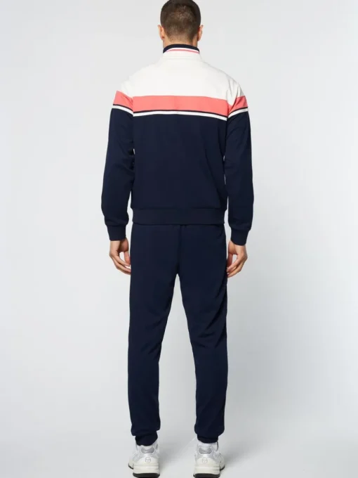 Jackets|Sergio Tacchini Damarindo Track Jacket Archivio- Gardenia/ Maritime Blue