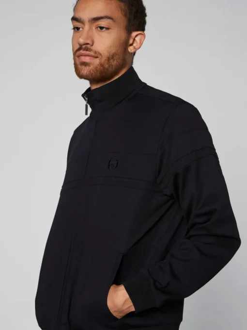 View All|Sergio Tacchini Damarindo Track Jacket- Black/ Black