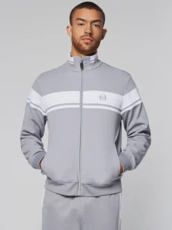 Jackets|Sergio Tacchini Damarindo Track Jacket- Sleet/ White