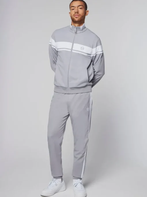 Jackets|Sergio Tacchini Damarindo Track Jacket- Sleet/ White