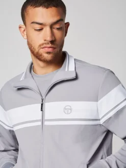 Jackets|Sergio Tacchini Damarindo Track Jacket- Sleet/ White