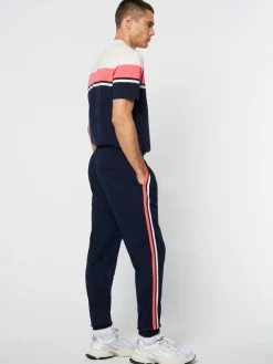 Tracksuits|Sergio Tacchini Damarindo Track Pant Archivio- Gardenia/ Maritime Blue