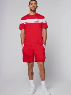 T-Shirts|Sergio Tacchini Damarindo T-Shirt- Adrenaline Rush/ White