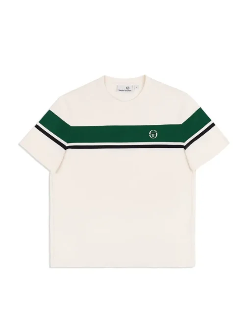 The Essentials|Sergio Tacchini Damarindo T-Shirt Archivio- Gardenia