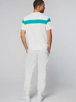 T-Shirts|Sergio Tacchini Damarindo T-Shirt- Gardenia/ Blue Grass