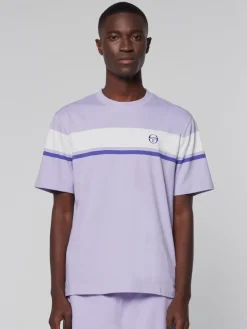 T-Shirts|Sergio Tacchini Damarindo T-Shirt- Lavender/ Gardenia