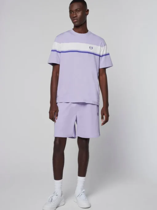 T-Shirts|Sergio Tacchini Damarindo T-Shirt- Lavender/ Gardenia
