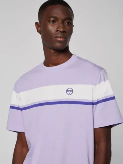T-Shirts|Sergio Tacchini Damarindo T-Shirt- Lavender/ Gardenia