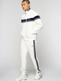 Velour|Sergio Tacchini Damarindo Velour Track Jacket- Gardenia