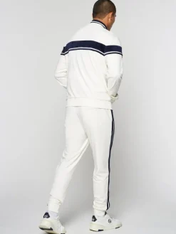 Velour|Sergio Tacchini Damarindo Velour Track Jacket- Gardenia