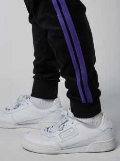 Velour|Sergio Tacchini Damarindo Velour Track Pant-Black/ Liberty