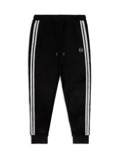 Velour|Sergio Tacchini Damarindo Velour Track Pant- Black Beauty