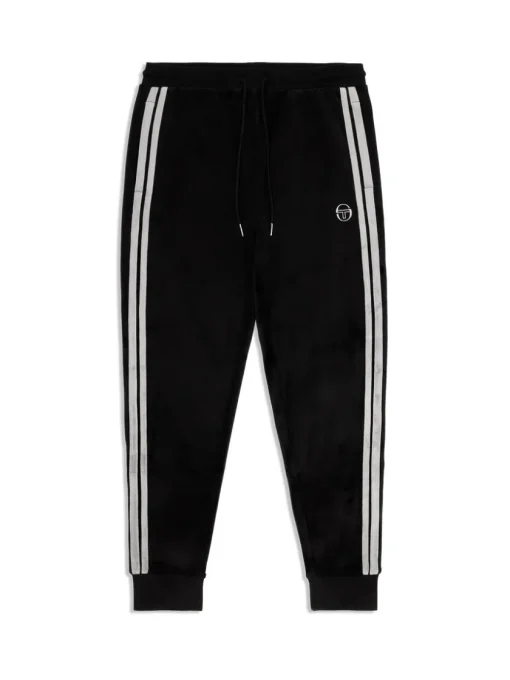 Velour|Sergio Tacchini Damarindo Velour Track Pant- Black Beauty