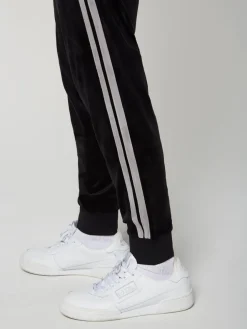 Velour|Sergio Tacchini Damarindo Velour Track Pant- Black Beauty