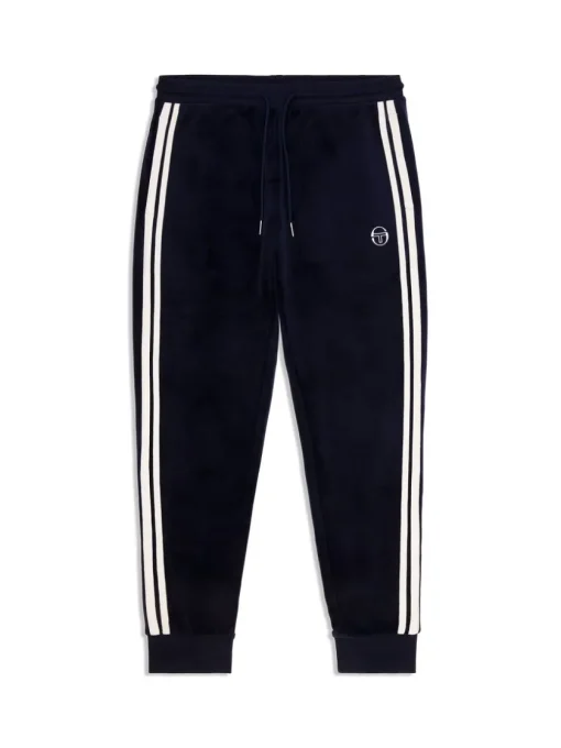 View All|Sergio Tacchini Damarindo Velour Track Pant- Maritime Blue