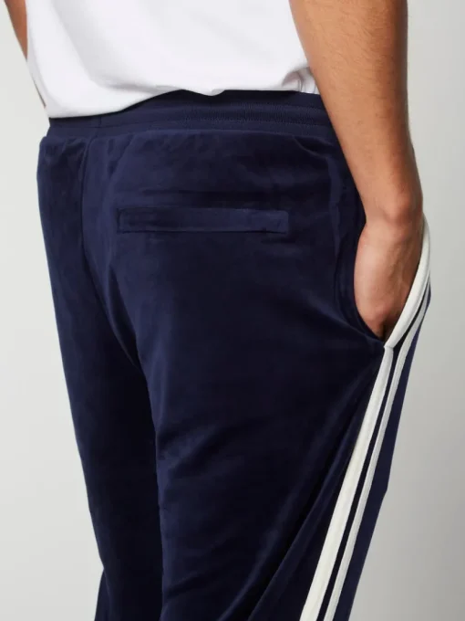 View All|Sergio Tacchini Damarindo Velour Track Pant- Maritime Blue