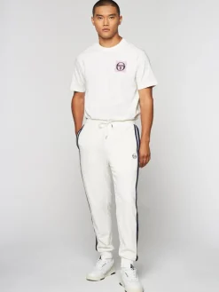 Pants And Sweatpants|Sergio Tacchini Damarindo Velour Track Pant- Gardenia