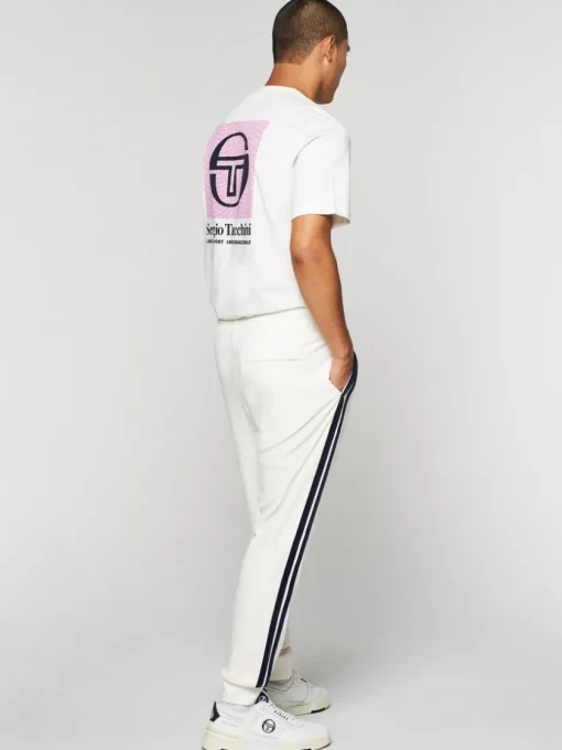 Pants And Sweatpants|Sergio Tacchini Damarindo Velour Track Pant- Gardenia