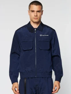 Nylon|Sergio Tacchini Devonte Track Jacket- Maritime Blue