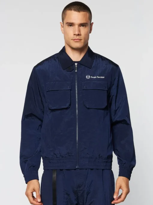 View All|Sergio Tacchini Devonte Track Jacket- Maritime Blue