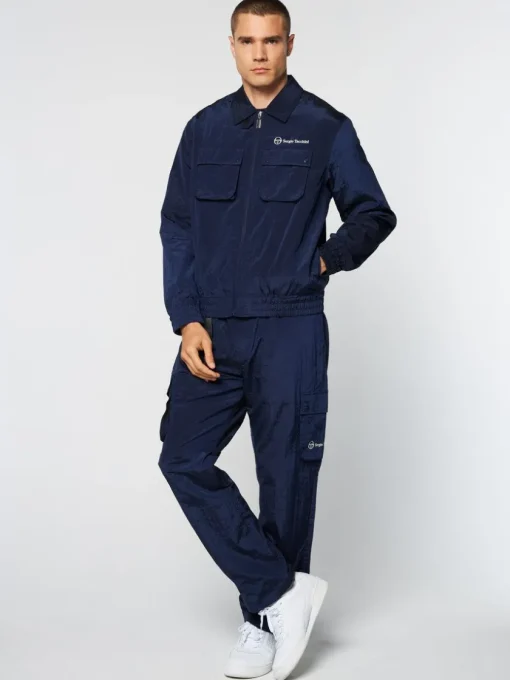 View All|Sergio Tacchini Devonte Track Jacket- Maritime Blue
