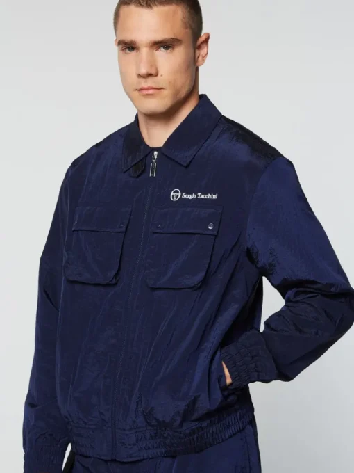 View All|Sergio Tacchini Devonte Track Jacket- Maritime Blue