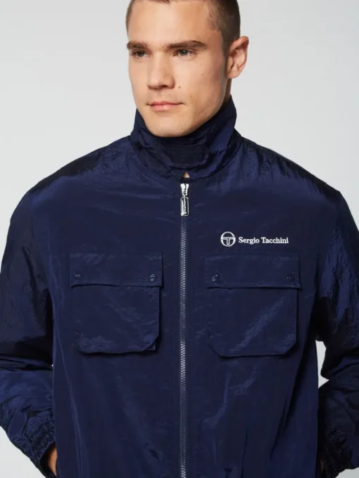 View All|Sergio Tacchini Devonte Track Jacket- Maritime Blue